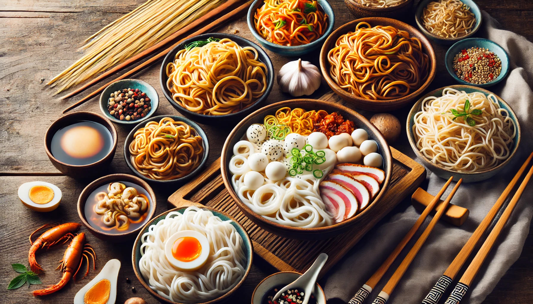 What are the fat Chinese noodles called?